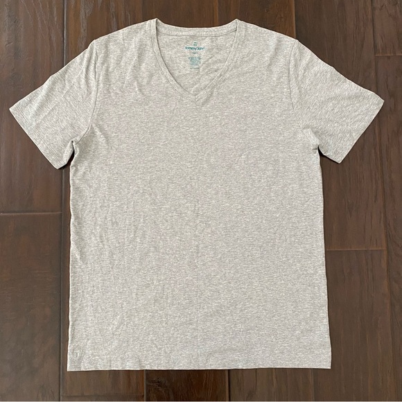 New Without Tag Tommy John Pima Cotton blend V-Neck Short Sleeve Shirt Size M - Picture 1 of 6